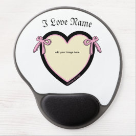 ディングスボーズ&ハート パーソナライズされた ジェルマウスパッド