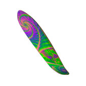 ディングレベリサイケデリックー溶融ガラス スケートボード (正面)
