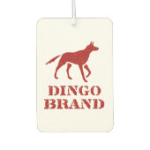 ディンゴブランドフラワーヴィンテージステンシルプリント カーエアーフレッシュナー (正面)