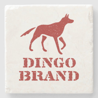 ディンゴブランドフラワーヴィンテージステンシルプリント ストーンコースター