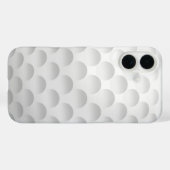 ディンプル式ゴルフボールパターン Case-Mate iPhoneケース (裏面 (横))