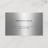 ディンプル銀ペーター金フェイク属 名刺 (裏面)