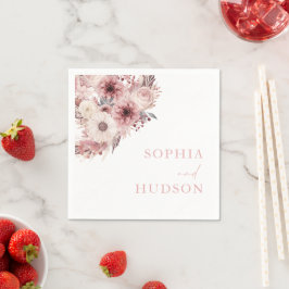 ディンボホ赤面&バラ結婚ズ スタンダードカクテルナプキン