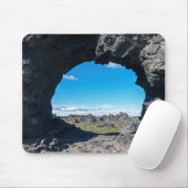 ディンムボルギルの溶岩窓、ミーヴァトン地域 - アイスランド マウスパッド (マウス)