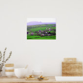 ディンルザスリーピングジャイアントプリント ポスター (キッチン)