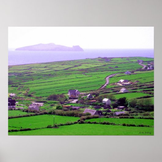 ディンルザスリーピングジャイアントプリント ポスター (正面)