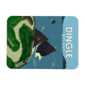 ディンルペニンシュラアイルランドトラベルヴィンテージ マグネット (横)