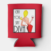 「ディヴァって言える？」 缶クーラー (正面)