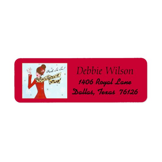 ディヴァの冬の輝き/ Ooh La! ラベル (正面)