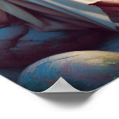 ディヴァインセレニティイエズバイザ海ショア ポスター (角)