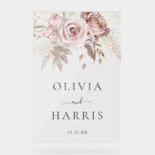 ディヴァインダスティバラ&赤面フローラ結婚ズ アクリルサイン (正面)