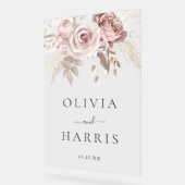 ディヴァインダスティバラ&赤面フローラ結婚ズ アクリルサイン (傾斜)