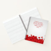 ディヴァインマイマイハートラブ&スピリチュアル引用文るみ ノートブック (内部)