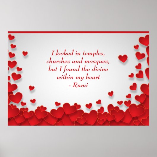 ディヴァインマイマイハートラブ&スピリチュアル引用文ラミ ポスター (正面)