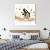 ディヴァインラダクリシュナキャンバスアート キャンバスプリント (インサイチュ (寝室))