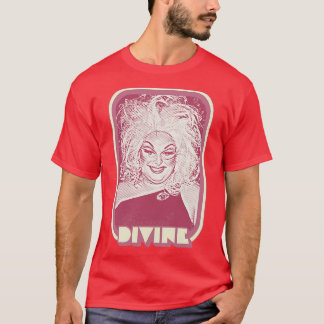 ディヴァインレトロ80sスタイルファンアート tシャツ