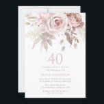 ディヴァイン赤面ピンクローズ40th誕生日パーティー 招待状<br><div class="desc">Divine赤面ピンクローズ40th誕生日パーティの招待状として利用可能デジタル招待状女性40th誕生日パーティの招待状ニッチとネストストアのマッチングコレクションを参照</div>