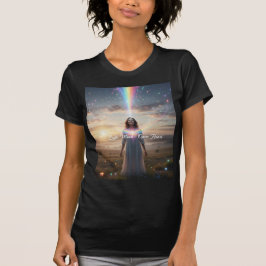 ディヴァイン・フェミニン（神聖な女性的原理）の目覚め — ライト・マインド・オープン・ハート Tシャツ