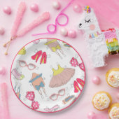 ディヴァファッションスティレトスウォーター色パーティー ペーパープレート (パーティー)