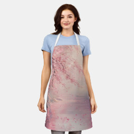 ディヴァーニングピンクさくらんぼブロッサムツリー エプロン