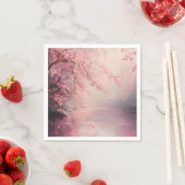 ディヴァーニングピンクさくらんぼブロッサムツリー スタンダードカクテルナプキン (インサイチュ)