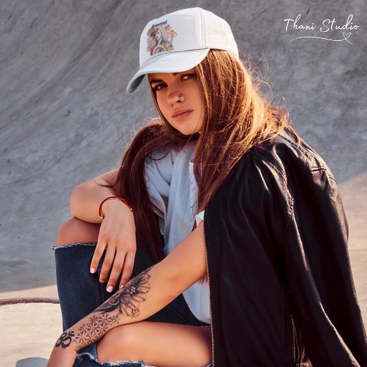 ディヴァーヴィンテージレトロ80s女性の日 キャップ