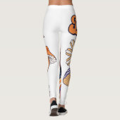 ディヴァーヴィンテージレトロ80s女性の日 レギンス (裏面)