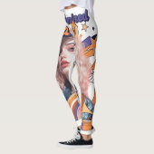 ディヴァーヴィンテージレトロ80s女性の日 レギンス (左)