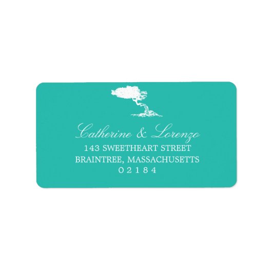 ディヴィディヴィツリーアルバ |アドレス ラベル (正面)