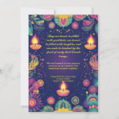 ディヴィンディワリ調和 招待状 (裏面)