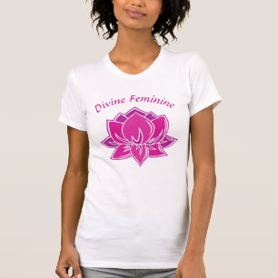 ディヴィンフェミニン蓮の花 Tシャツ