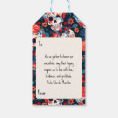 💀ディーアデムエルトス、砂糖スカル ギフトタグ (裏面)