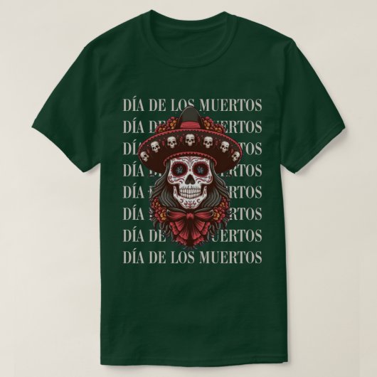 ディーアデロスムエルトス Tシャツ (デザイン正面)