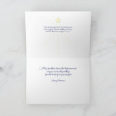 ディーコン・クリスマスが三王に夜を祈る シーズンカード (内部)