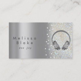 ディージェイ・シルバーシェードグリッター 名刺