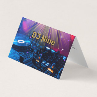 ディージェイ DJ ミックス音楽 モダンミュージックイベント 名刺