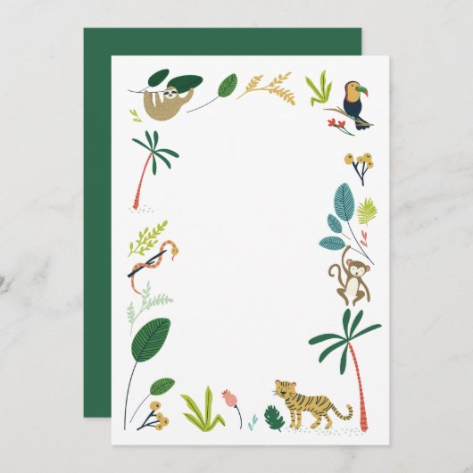 ディージャング空白のル 招待状 (正面/裏面)