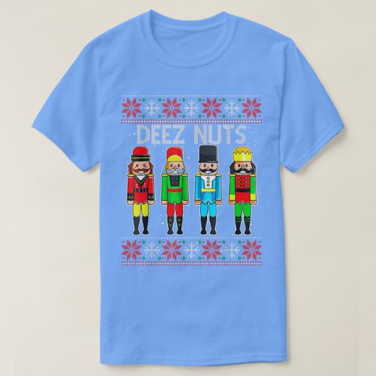 ディーズ ナッツ クラッカー ダサい クリスマス スウェーター 面白い Tシャツ (デザイン正面)