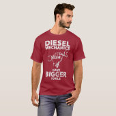 ディーゼおもしろいル整備士の大男性へきいツール Tシャツ (正面フル)