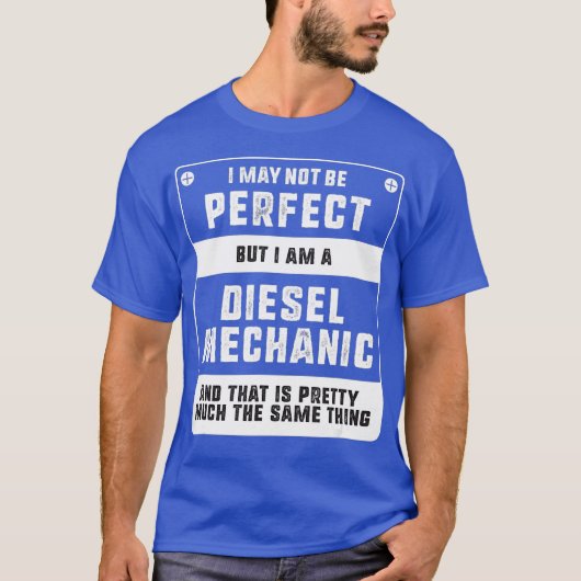 ディーゼルおもしろい整備士シャツギフト Tシャツ (正面)