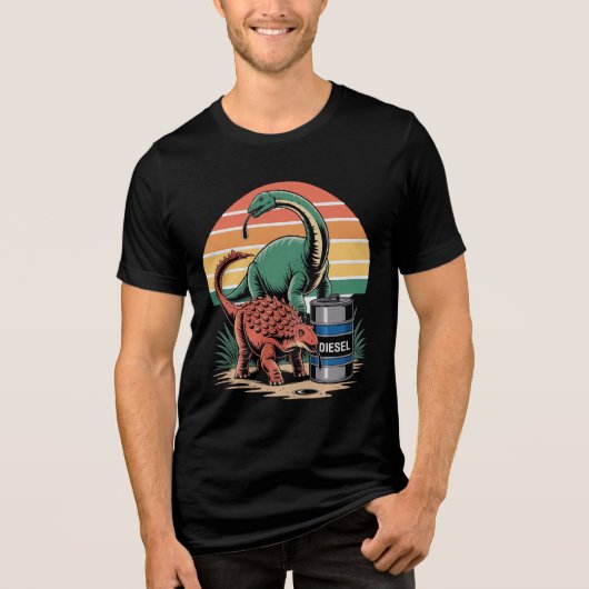 ディーゼルを飲む トライブレンドTシャツ (正面)