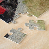 ディーゼルエンジン機関車の鉄道鉄道 ジグソーパズル (側面)