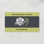 ディーゼルエンジン 名刺 (正面)