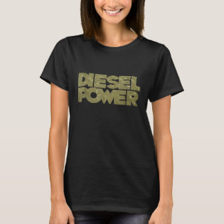 ディーゼルファン及び愛好家のためのディーゼル電力デザイン Tシャツ
