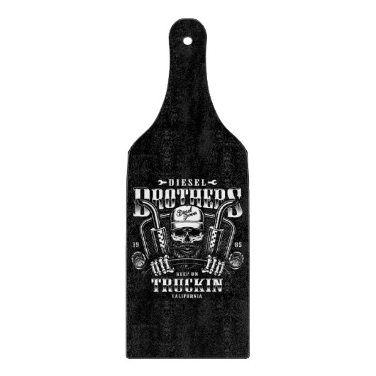 ディーゼルブラザーズのトラック カッティングボード (正面)