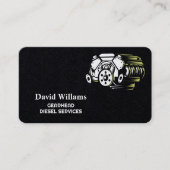 ディーゼル修理整備士料 名刺 (正面)