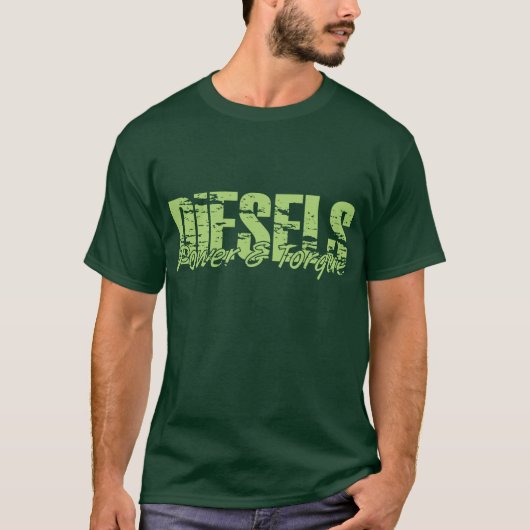 ディーゼル力及びトルク Tシャツ (正面)