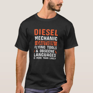 ディーゼル整備士の注意 Tシャツ