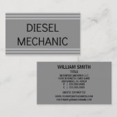 ディーゼル整備士名刺 名刺 (正面/裏面)