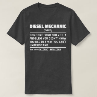 ディーゼル整備士名詞プロフェッショナル作業者おもしろいパパ Tシャツ